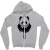 working panda Zipper Hoodie