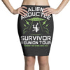 alien abductee survivor tour ufo nerd geek comic funny Pencil Skirts