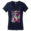 split Women's V-Neck T-Shirt