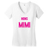 Only The Best Moms Get Promoted To Mimi Women's V-Neck T-Shirt