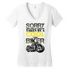 Sorry This Girl Is Already Takenby a Cool And Biker Women's V-Neck T-Shirt