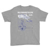 millennium falcon blueprint Youth Tee