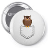 pocket owl Pin-back button