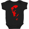 hellboy comic superhero cool Baby Bodysuit
