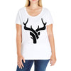 deer Ladies Curvy T-Shirt