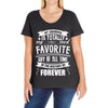 My Grandma Totally Most Favorite History Forever Ladies Curvy T-Shirt