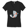 fish color Women's V-Neck T-Shirt