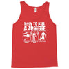 how to kill a zombie funny zombie apocalypse undead t dead shoot Tank Top