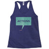 louder than words Racerback Tank