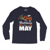 Halloween Kings Are Born In May Long Sleeve Shirts