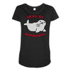 seal of approval Maternity Scoop Neck T-shirt