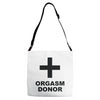 orgasm donor (2) Adjustable Strap Totes