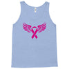 breast cancer ribbon with wing Tank Top
