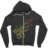 caution octopus&rsquo; may be larger than it appears Zipper Hoodie