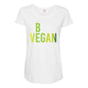 be vegan Maternity Scoop Neck T-shirt