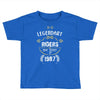 legendary riders are born in 1987 Toddler T-shirt