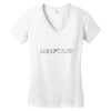 ask me about my complete lack of interest Women's V-Neck T-Shirt