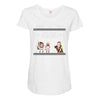 the holy grail is in another castle Maternity Scoop Neck T-shirt