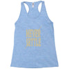 never settle Racerback Tank