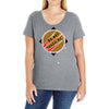 do not touch me Ladies Curvy T-Shirt