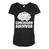 survivor Maternity Scoop Neck T-shirt