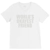 world's okayest friend V-Neck Tee