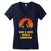 Hide and Seek World Champion Women's V-Neck T-Shirt