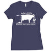 vegetarier mein essen schei&szlig;t Ladies Fitted T-Shirt