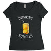 Drinking Buddies Juice Women's Triblend Scoop T-shirt