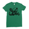 cobra snake Ladies Fitted T-Shirt