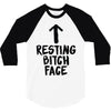 resting bitch face 3/4 Sleeve Shirt