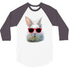 Easter Bunny Face Too Hip To Hop 3/4 Sleeve Shirt
