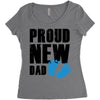 proud new boy Women's Triblend Scoop T-shirt