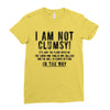 i'm not clumsy Ladies Fitted T-Shirt