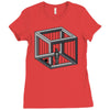 escher's jail Ladies Fitted T-Shirt