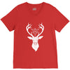 Deer With Diamond V-Neck Tee