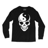 yin yang skull Long Sleeve Shirts