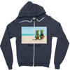 Vacay Mode Zipper Hoodie