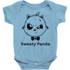 sweaty panda Baby Bodysuit