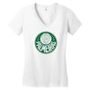 palmeiras sao paulo brazil football Women's V-Neck T-Shirt