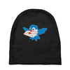 un oiseau et sa declaration d'amour Baby Beanies
