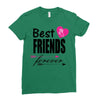 best friends forever Ladies Fitted T-Shirt