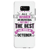 all women created equal but the best born in October Samsung Galaxy S8