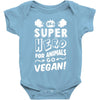 Be A Super Hero For Animals Go Vegan! Baby Bodysuit