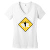 bear shark Women's V-Neck T-Shirt