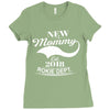 New Mommy 2018 Rokie Dept. Ladies Fitted T-Shirt