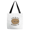 life is all mashed up Tote Bags