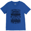 Real Kings Are Born On December 23 V-Neck Tee