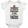 i love you and tacos. Baby Bodysuit