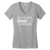 dad to be loading please wait Women's V-Neck T-Shirt